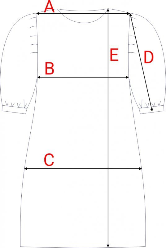 BeWear B291 Sukienka z bufiastymi rękawami - wrzosowa