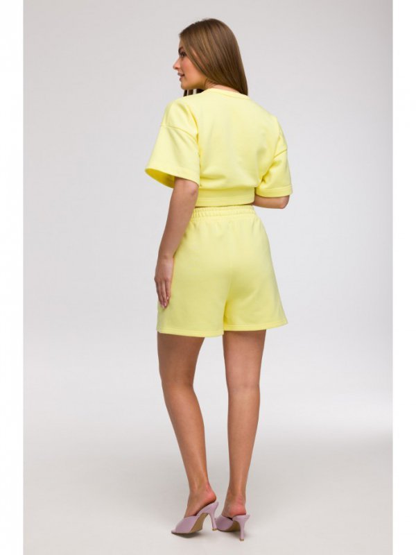 BeWear B295 Szorty z kieszeniami - cytrynowe