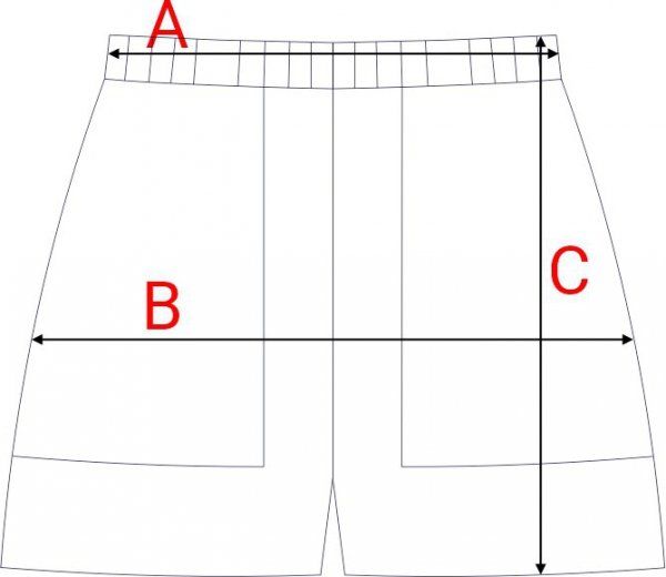 BeWear B295 Szorty z kieszeniami - cytrynowe