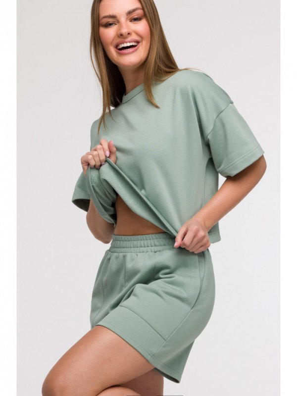 BeWear B295 Szorty z kieszeniami - miętowe