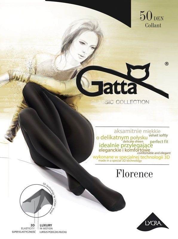 Gatta 1 RAJSTOPY GATTA FLORENCE 50 3D PROMO