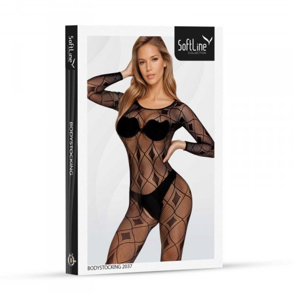 SoftLine Collection Bodystocking 2037 black
