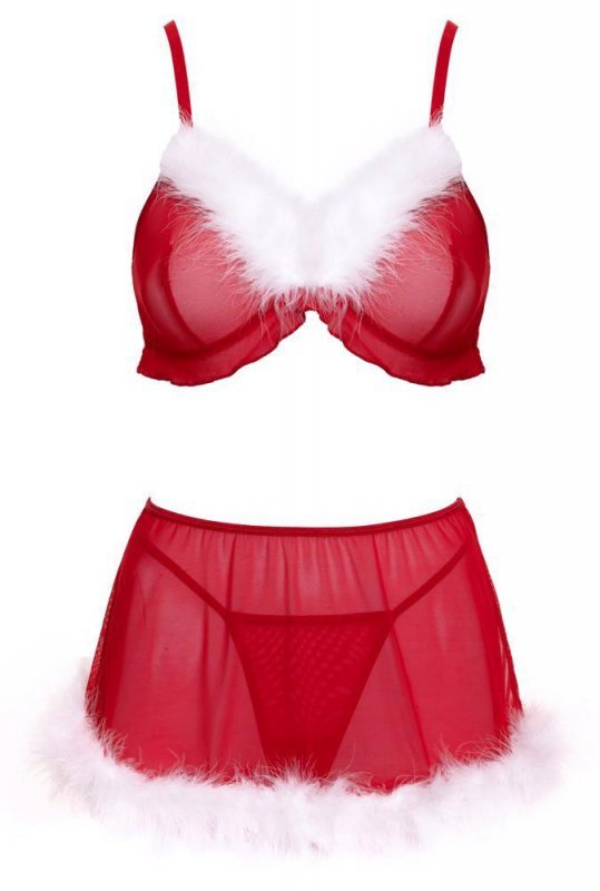 Cottelli LINGERIE X-Mas Top+Skirt