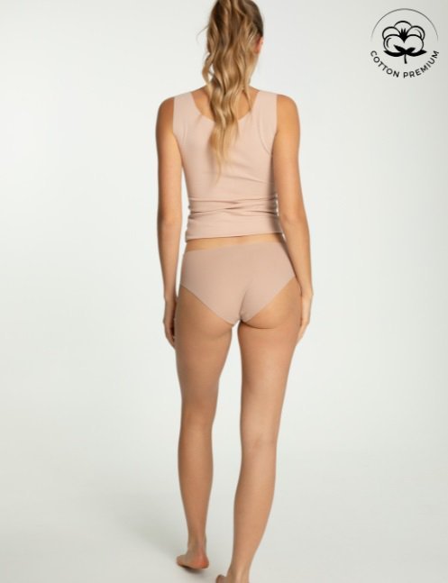 Julimex FIGI JULIMEX COTTON MOOD MAXI BEŻ