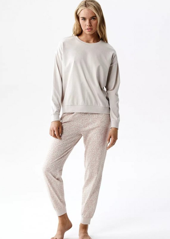 Atlantic PIŻAMA ATLANTIC NLP-515 WL26 BEZJ/ROZ