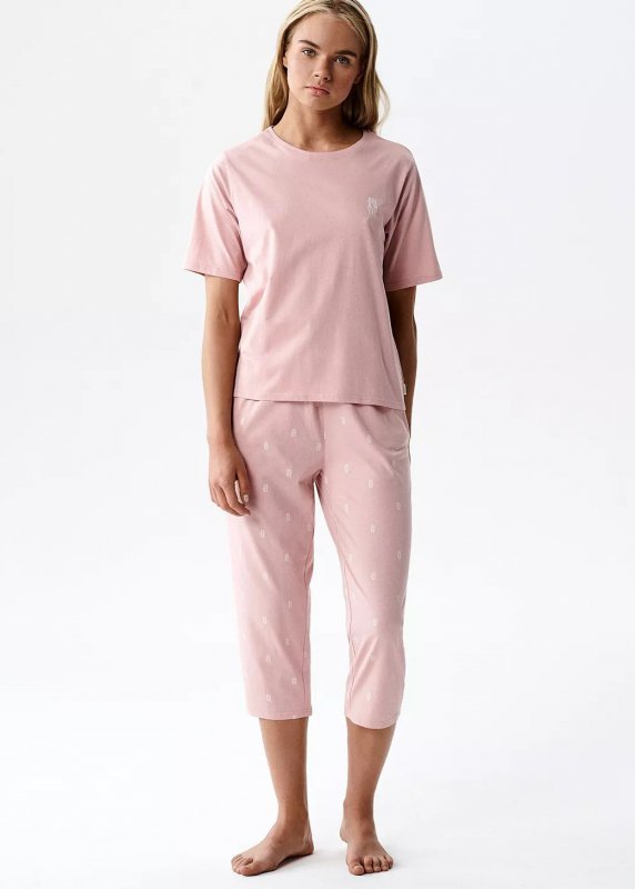 Atlantic PIŻAMA ATLANTIC NLP-511 WL26 RÓŻOWY JASNY