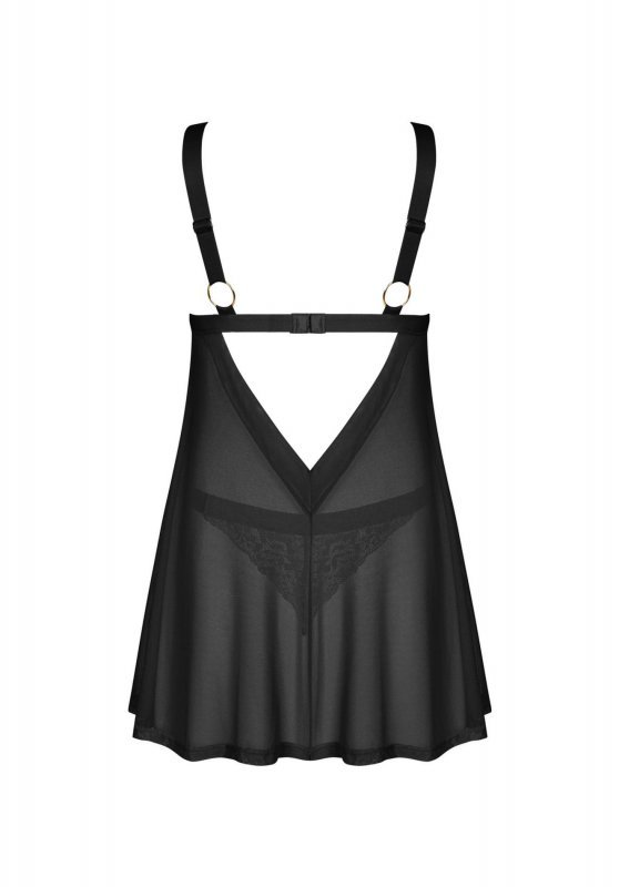 Obsessive Elianes babydoll czarna