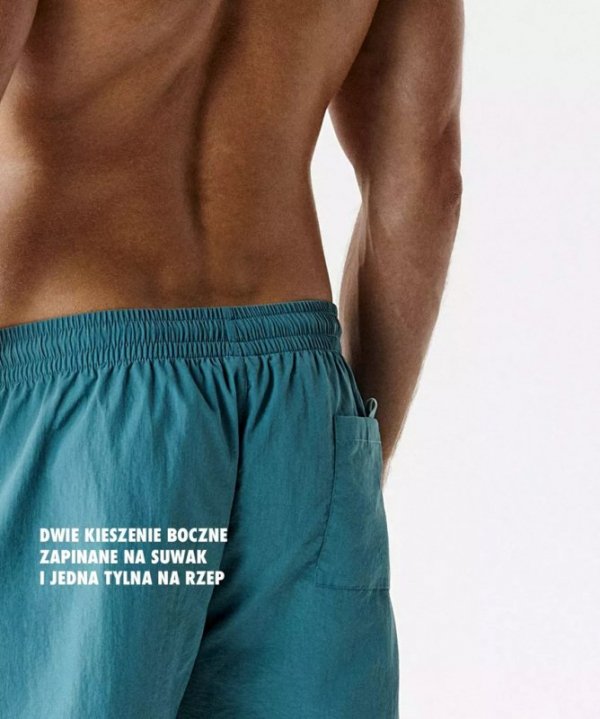 Atlantic BOKSERKI KĄPIELOWE ATLANTIC KMB-225 WL26 SZMARAGDOWY