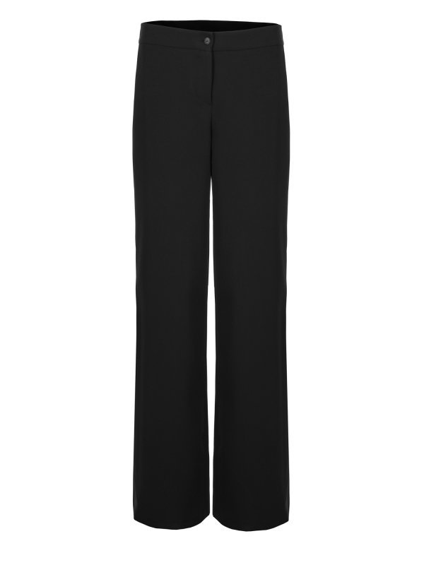 Nife Czarne spodnie typu palazzo - SD31