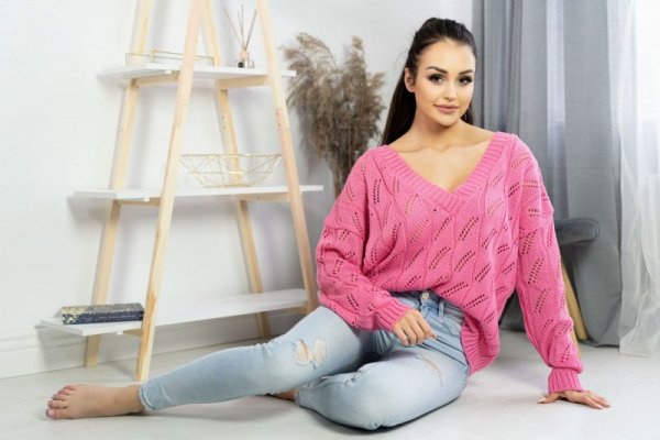 Merribel Gloris Pink sweter