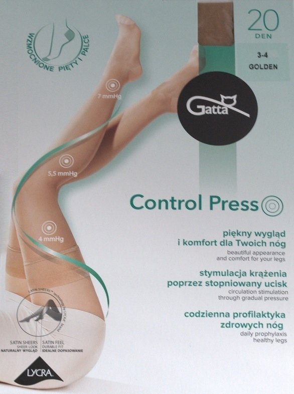 Gatta POŃCZOCHY GATTA CONTROL PRESS