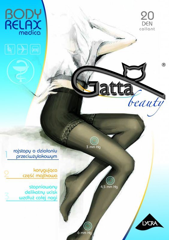 GATTA RAJSTOPY BODY RELAX MEDICA 20 DEN R.5