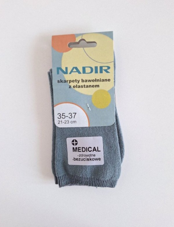 NADIR SKARPETY BEZUCISKOWE Z ELASTANEM