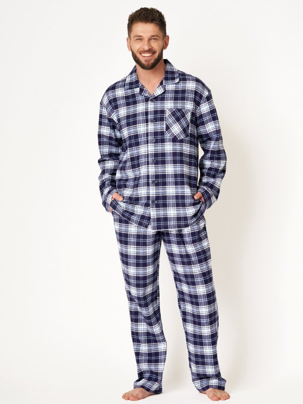 KEY PIŻAMA MĘSKA MNS 411 DR R.3XL-4XL