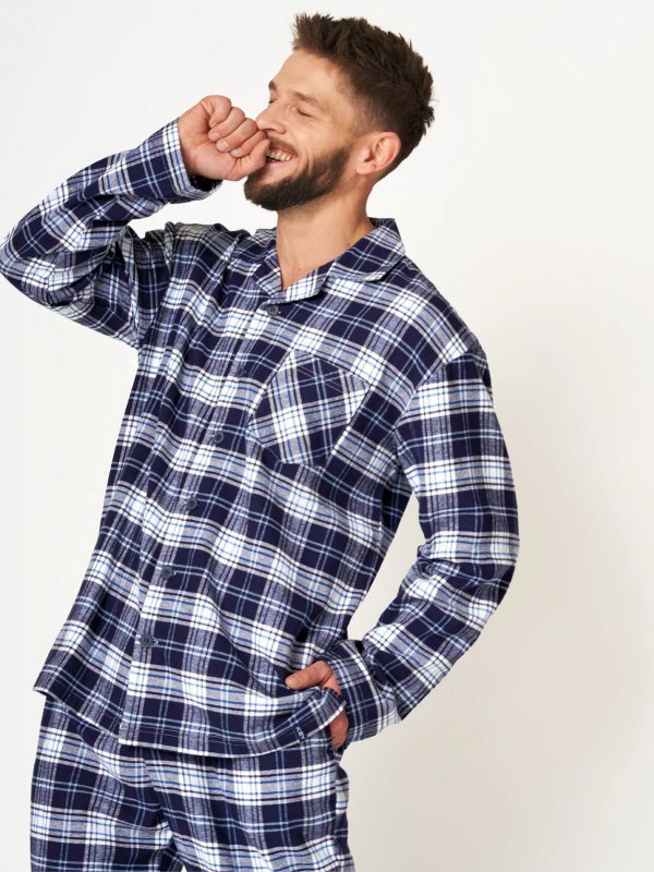 KEY PIŻAMA MĘSKA MNS 411 DR R.3XL-4XL
