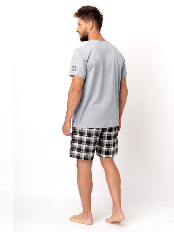 KEY PIŻAMA MĘSKA MNS 460 KR R.3XL-4XL