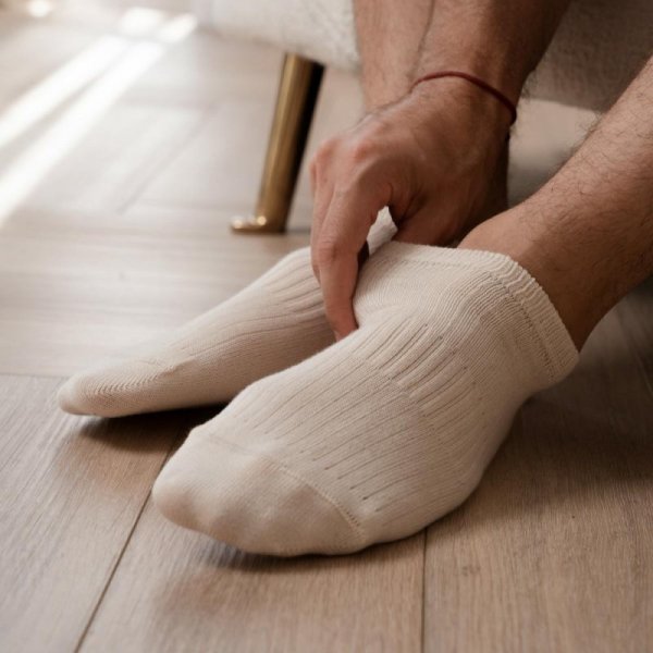 STEVEN STOPKI MĘSKIE 197 NATURALNE 100% BAWEŁNA