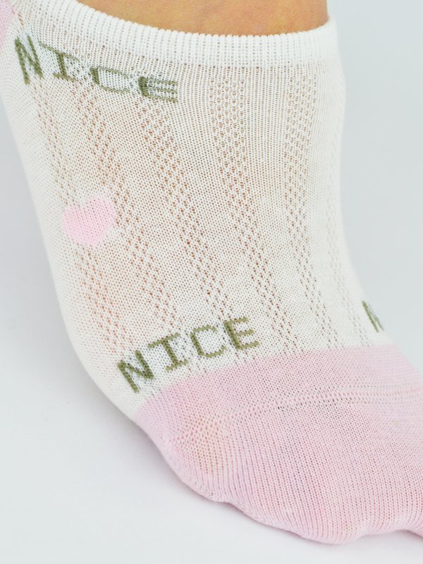 NOVITI STOPKI DAMSKIE ST091 AŻUR SILIKON