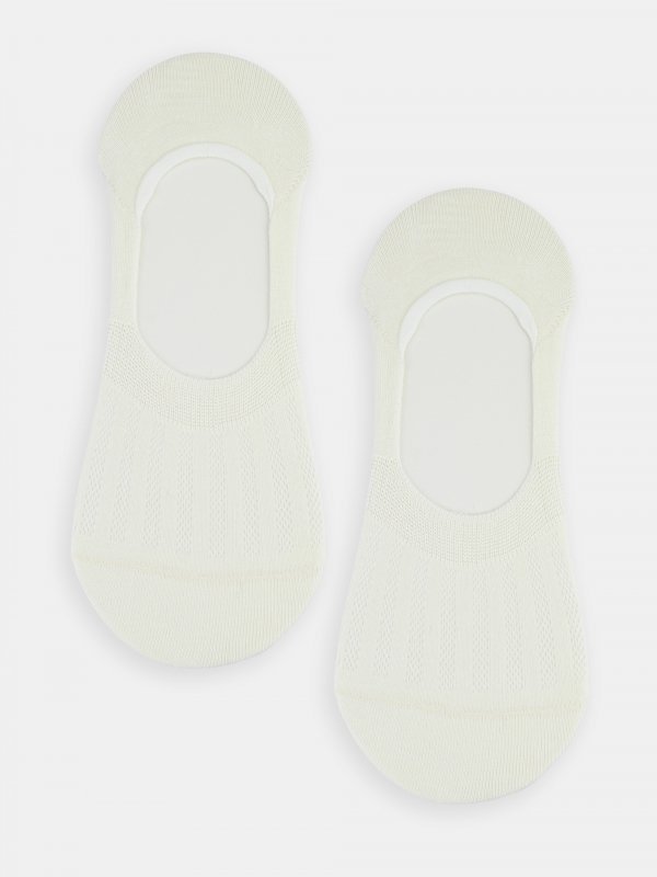 NOVITI STOPKI DAMSKIE SN060 NISKIE AŻUR SILIKON