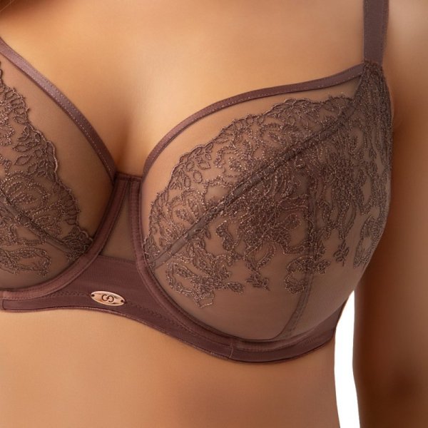 GORSENIA BIUSTONOSZ SOFT FRIDA G019 CZEKOLADOWY