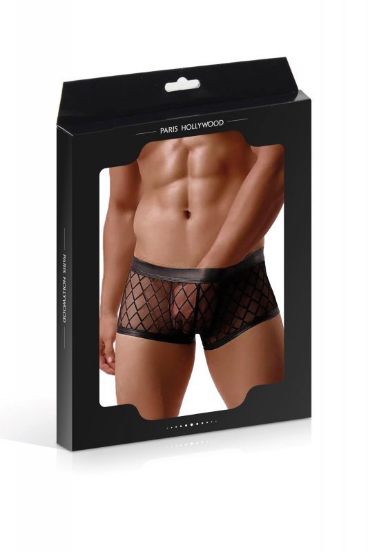 Paris Hollywood MEN'S BOXERS MP056 BLACK - WYSYŁKA 24H