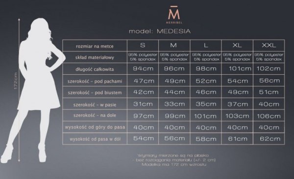 Merribel Sukienka Medesia Blue