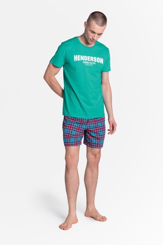 Henderson Piżama Lid 38874-69X Zielono-Niebieska