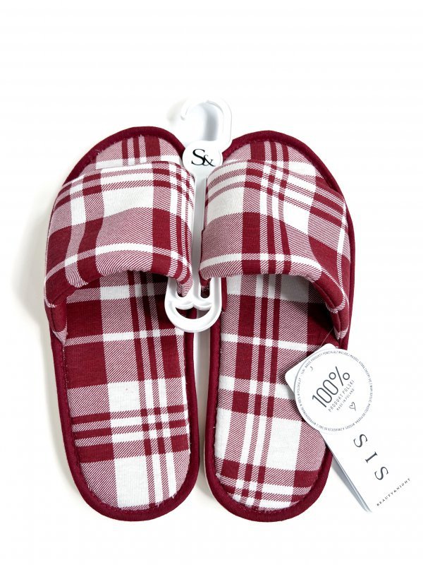 Sensis Kapcie Xandra Burgundowe K13