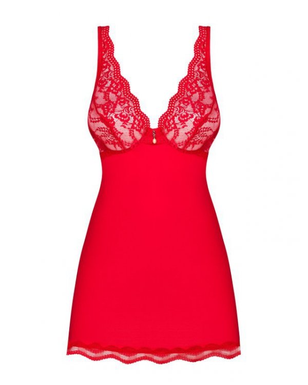 Obsessive Koszulka Luvae Babydoll Czwerwona + stringi GRATIS!