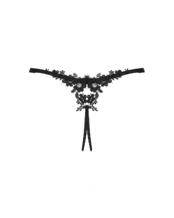 Obsessive Stringi Celia Noir otwarte
