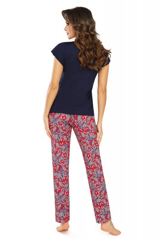 Donna Piżama Rita Long Dark Blue