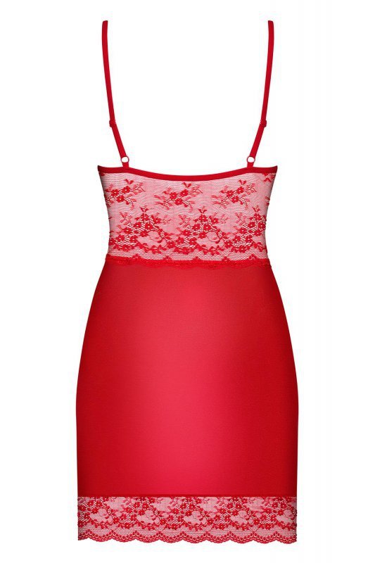 Obsessive Lovica chemise bielizna nocna komplet koszulka + stringi