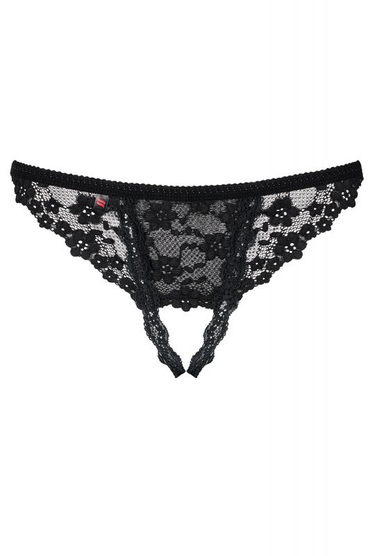 Obsessive Letica Crotchless Thong bielizna majtki stringi