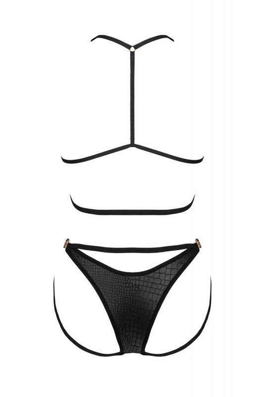 Obsessive Cobra Nive set bielizna nocna komplet biustonosz + figi