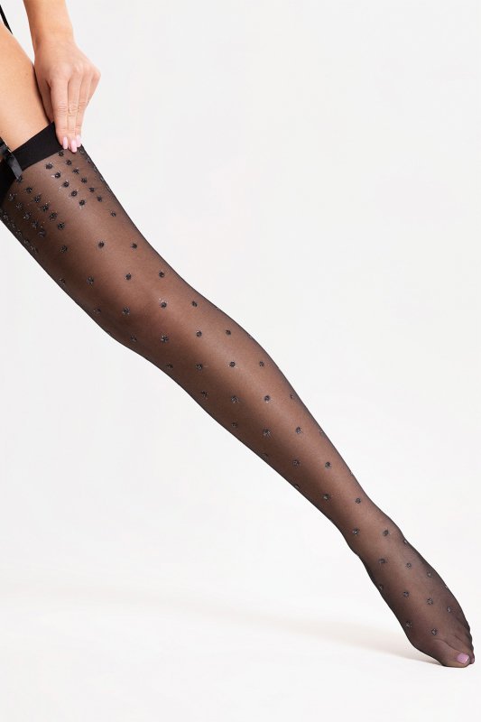 Fiore Bruine 15 DEN O4101 bielizna wyrób pończoszniczy pończochy do pasa