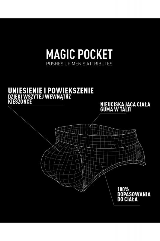 Atlantic MP-1569/02 Magic Pocket bielizna majtki slipy