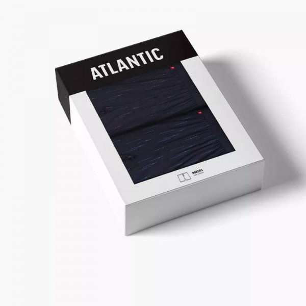 Atlantic Bokserki 074 2-pak granat