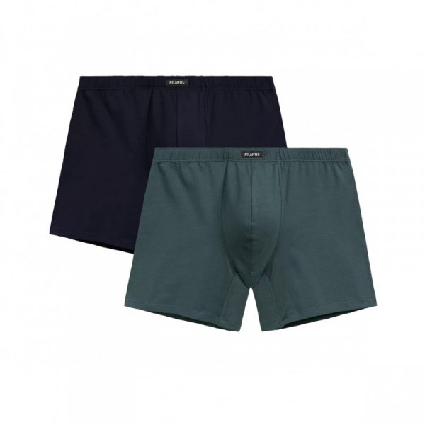 Atlantic Bokserki Long Legs 173 2-pak granat/zielone