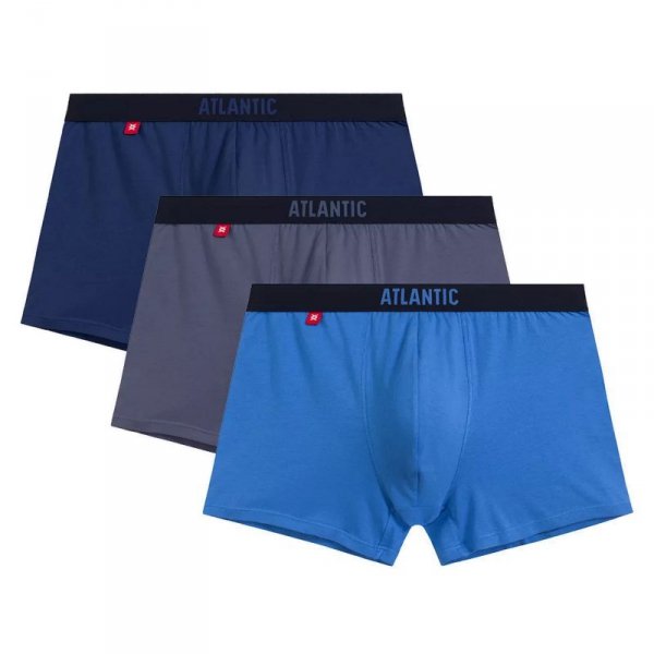 Atlantic Bokserki 011 3-pak nie/nie/ind