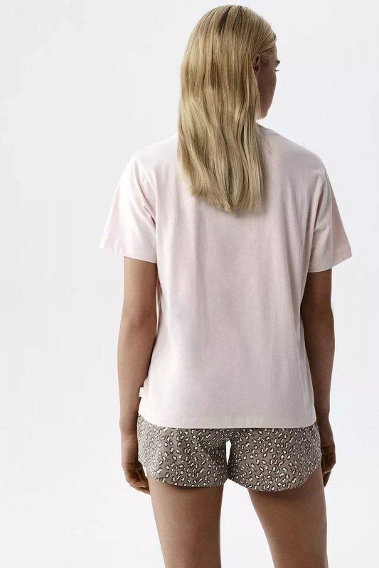 Atlantic Piżama damska NLP 507 róż/kam