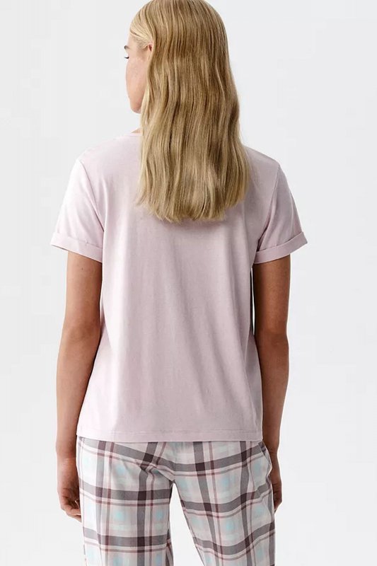 Atlantic Piżama damska NLP 513 pudrowy róż