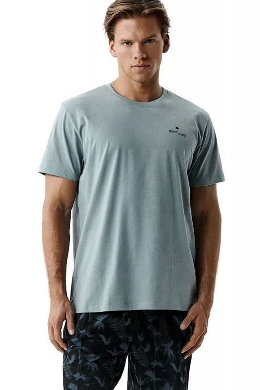 Atlantic Piżama męska NMP 399 mięta/granat