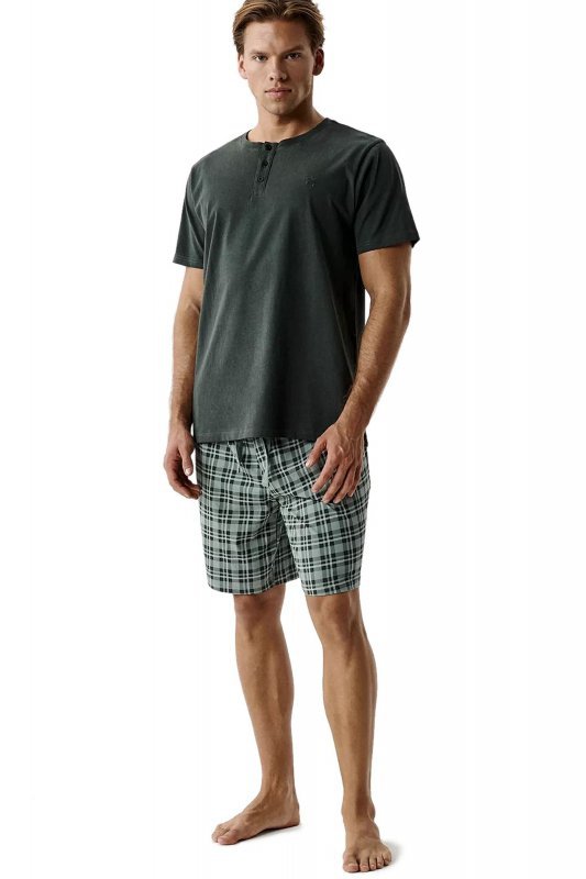 Atlantic Piżama męska NMP 401 kha/zie