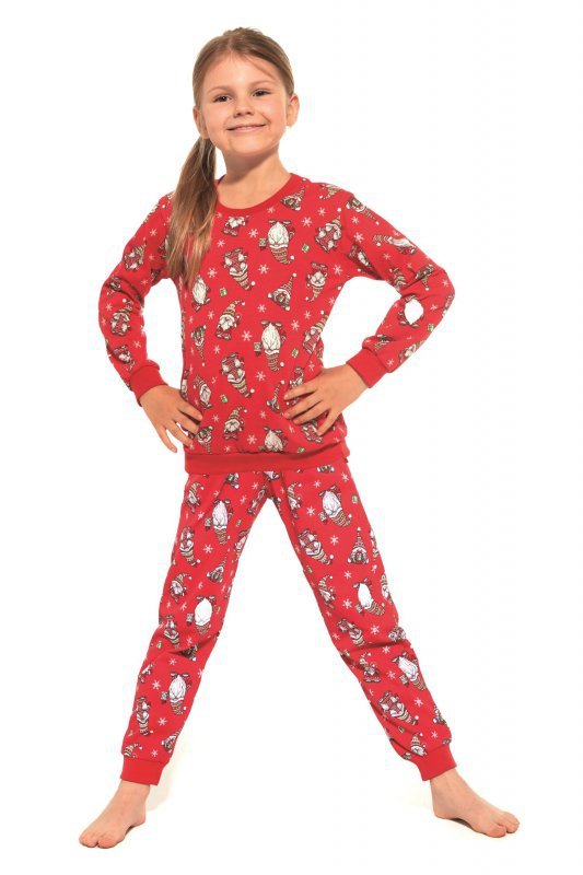 Cornette Piżama Gnomes3 032/163 kids czerwona