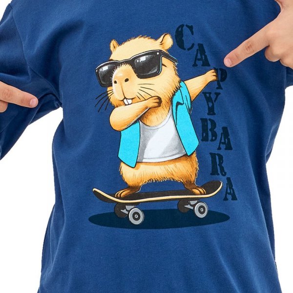 Cornette Piżama dziecięca Capybara 593/177 jeans