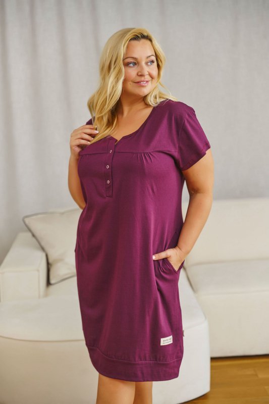 Doctornap Koszula nocna TCB 4348 burgundy