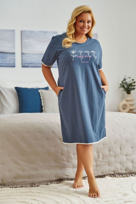 Doctornap Koszula nocna TB 5366 deep blue plus