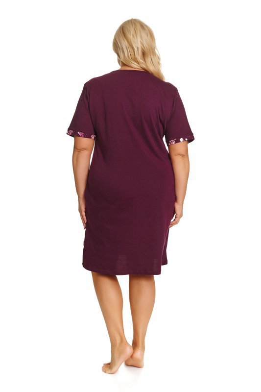 Doctornap Koszula nocna TB 7472 burgundy plus