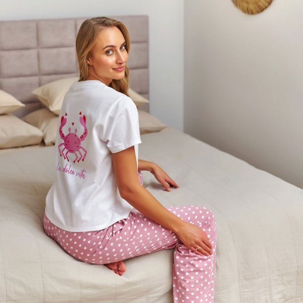 Doctornap Piżama damska PM 7456 hearts