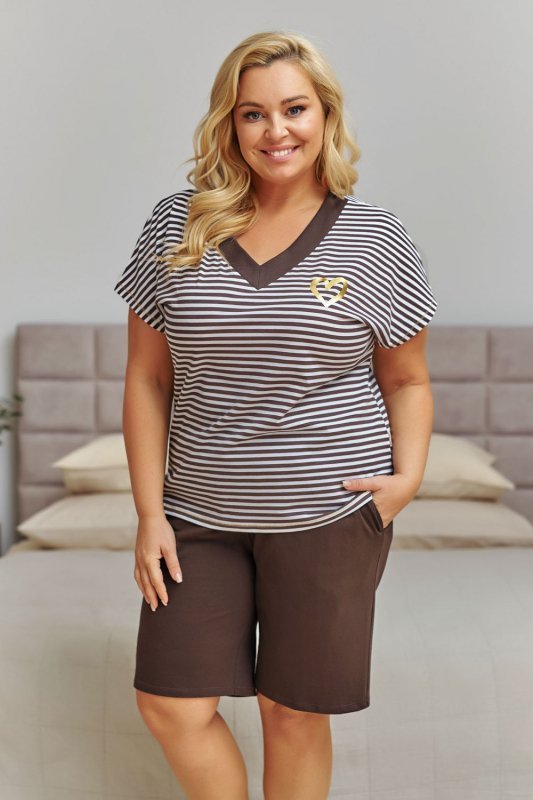 Doctornap Piżama damska PB 7471 brownie plus